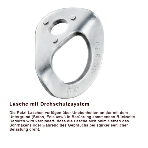 Petzl® Komplettanker COEUR BOLT STAINLESS