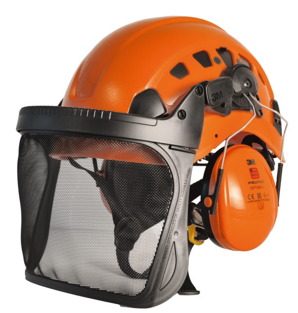 Petzl Forst-Helmkombination orange