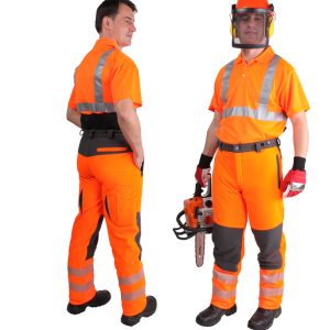 Forstschutz-Bundhose STRETCH HI-VIS