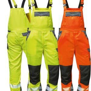 Warnschutz Latzhose HI-VIZ