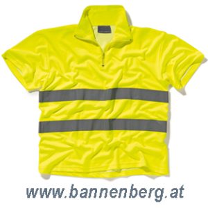 Polo-Shirt MISTRAL warngelb