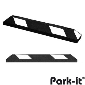 Park-it® Radstopp schwarz/weiß LxBxH 900 x 150 X 100 mm