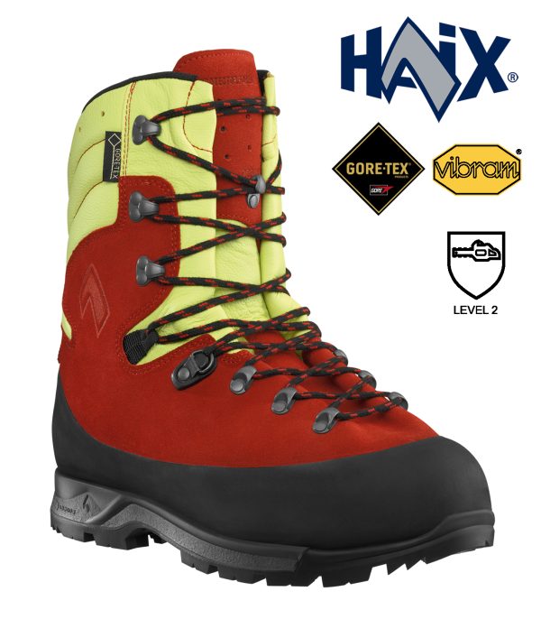 Haix® Schnittschutzschuh  PROTECTOR FOREST 2.1 GTX red/yellow