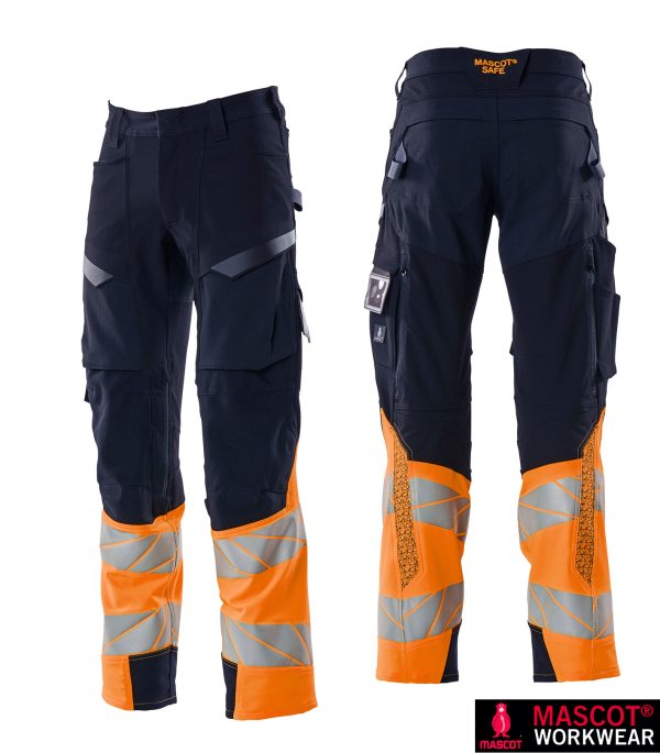 MASCOT® ACCELERATE SAFE Bundhose 19179 - Stretch – Bild 8