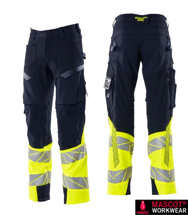 MASCOT® ACCELERATE SAFE Bundhose 19179 - Stretch – Bild 7