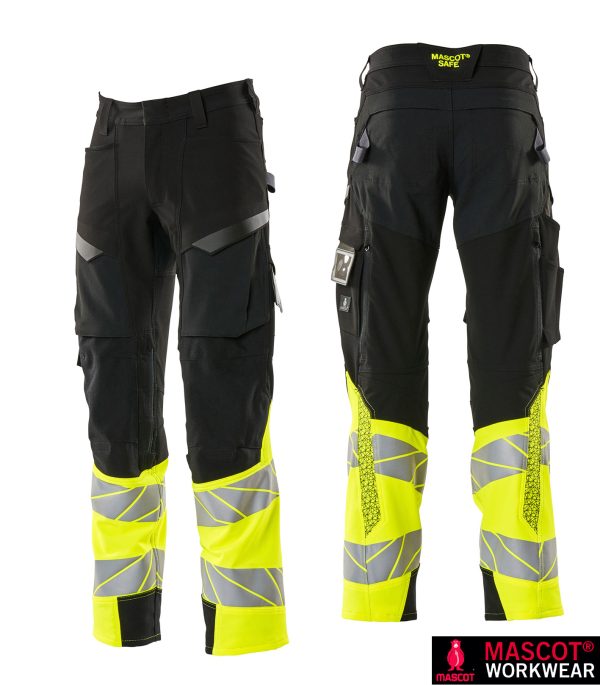 MASCOT® ACCELERATE SAFE Bundhose 19179 - Stretch – Bild 2