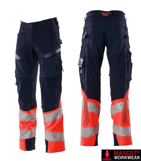 MASCOT® ACCELERATE SAFE Bundhose 19179 - Stretch – Bild 5