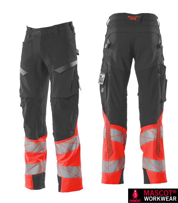 MASCOT® ACCELERATE SAFE Bundhose 19179 - Stretch – Bild 6