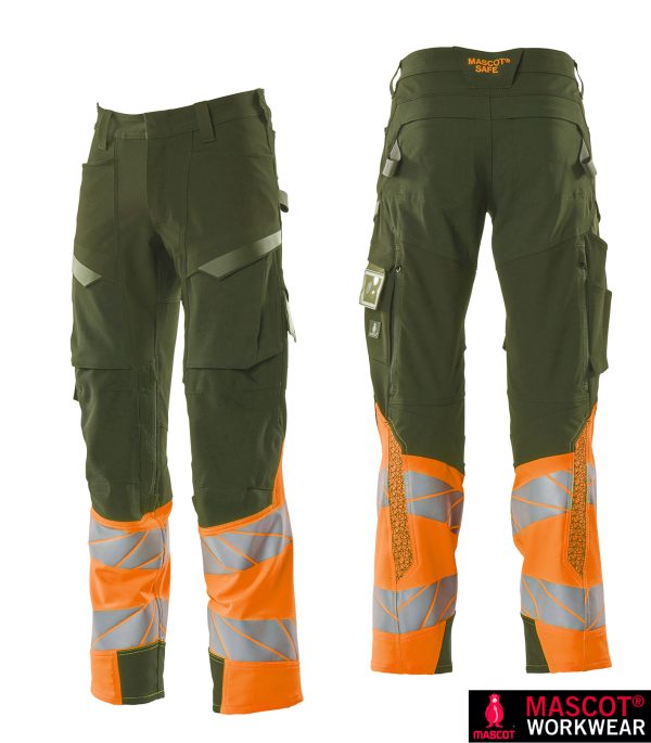MASCOT® ACCELERATE SAFE Bundhose 19179 - Stretch – Bild 3