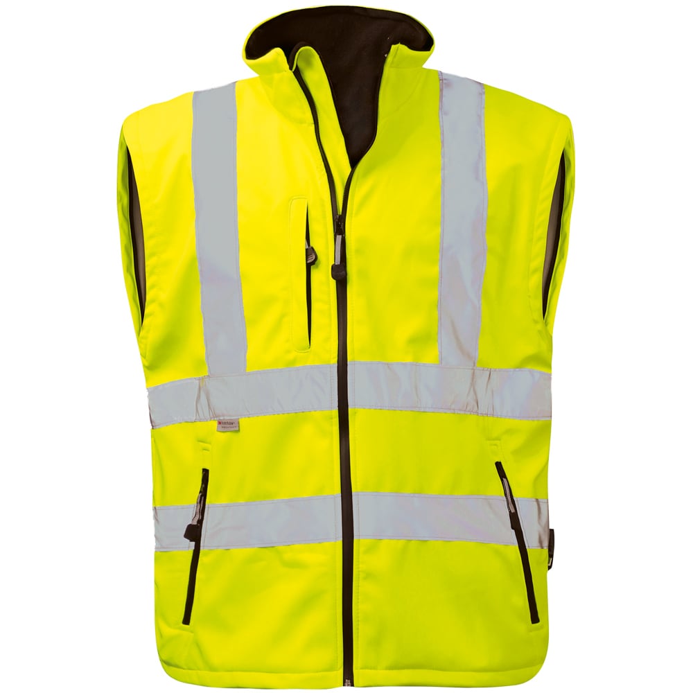 Warnschutz Softshell Jacke/Weste EN20471 – Bild 5