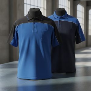 Polo-Shirt ROUGH MG | Robustes zweifarbiges Arbeitspolo