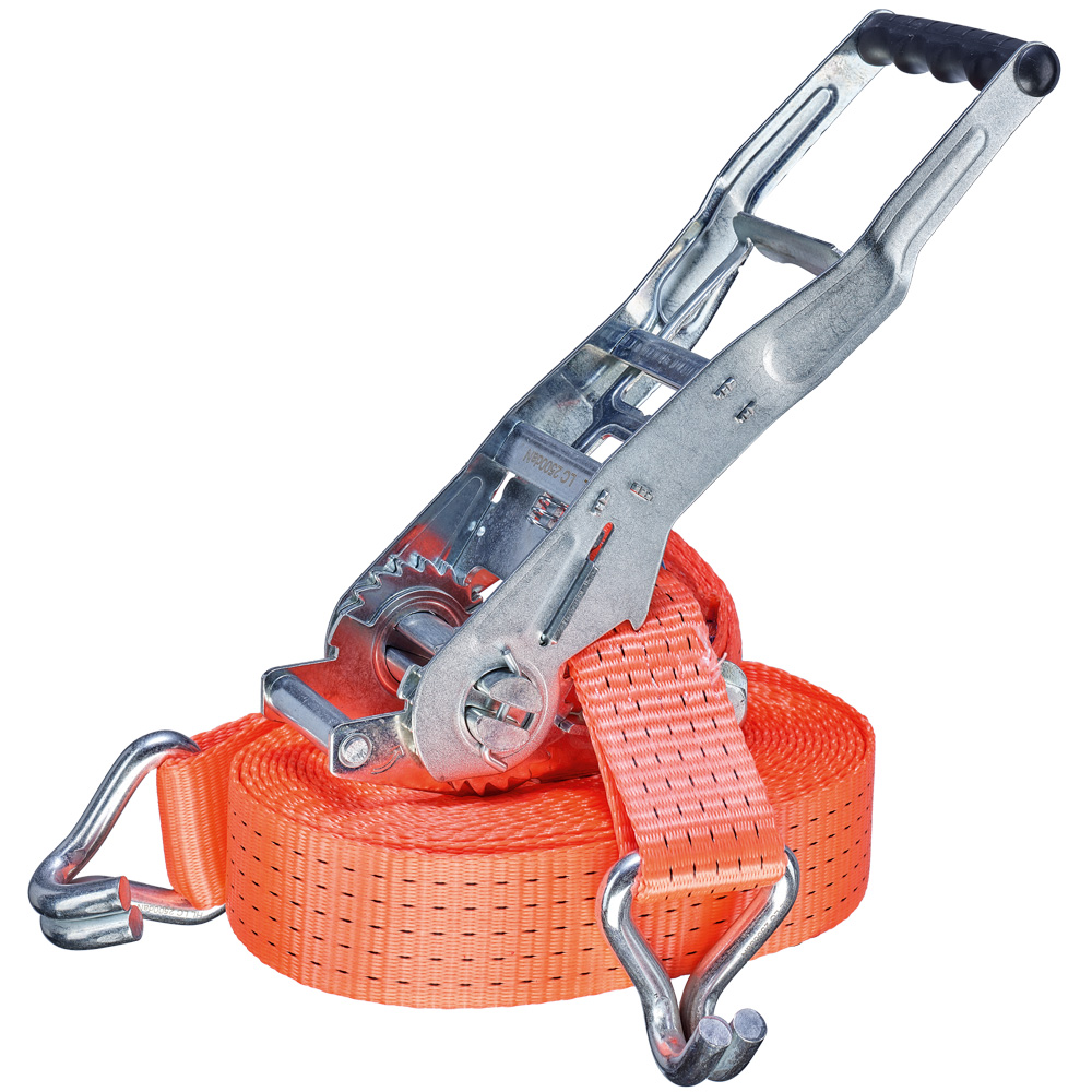 Ratschen-Zurrgurt 50 mm Orange | TECTOR LS514 | 2500 daN