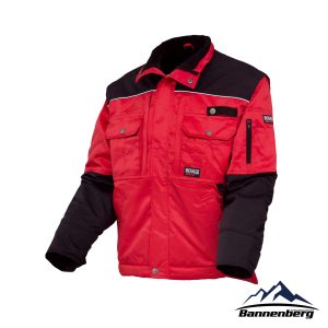Rough Wear Winterjacke DACHSTEIN rot/schwarz