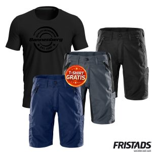 Fristads Service-Stretch-Shorts 2543 LWR – leichte Workwear-Shorts mit Stretch