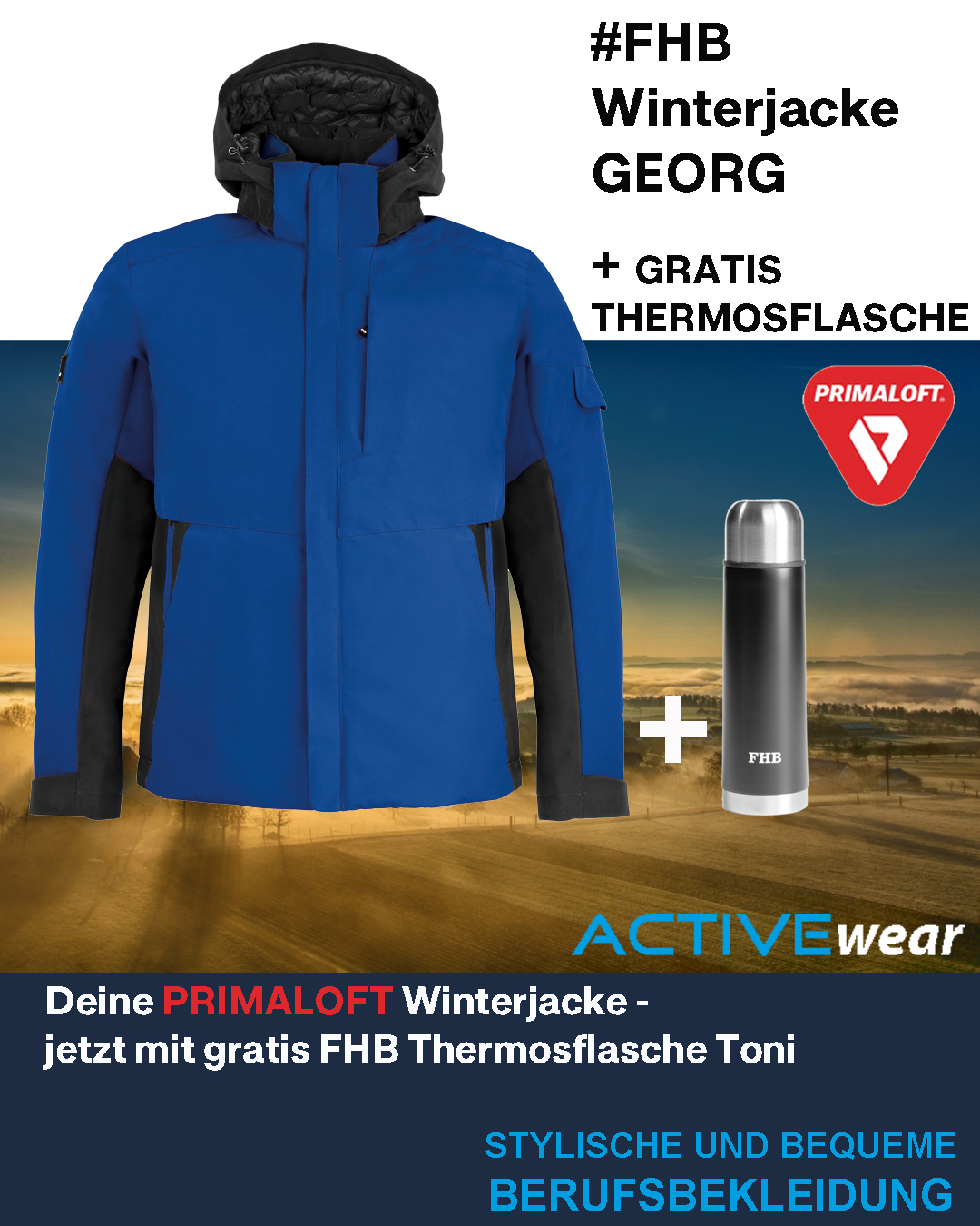 FHB Winterjacke GEORG + Thermosflasche Toni – Bild 16