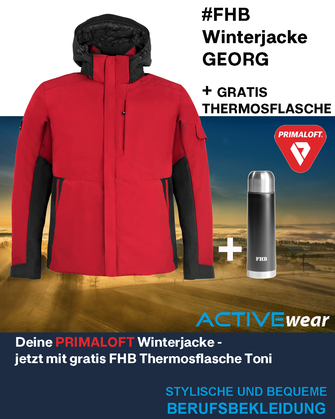 FHB Winterjacke GEORG + Thermosflasche Toni – Bild 17