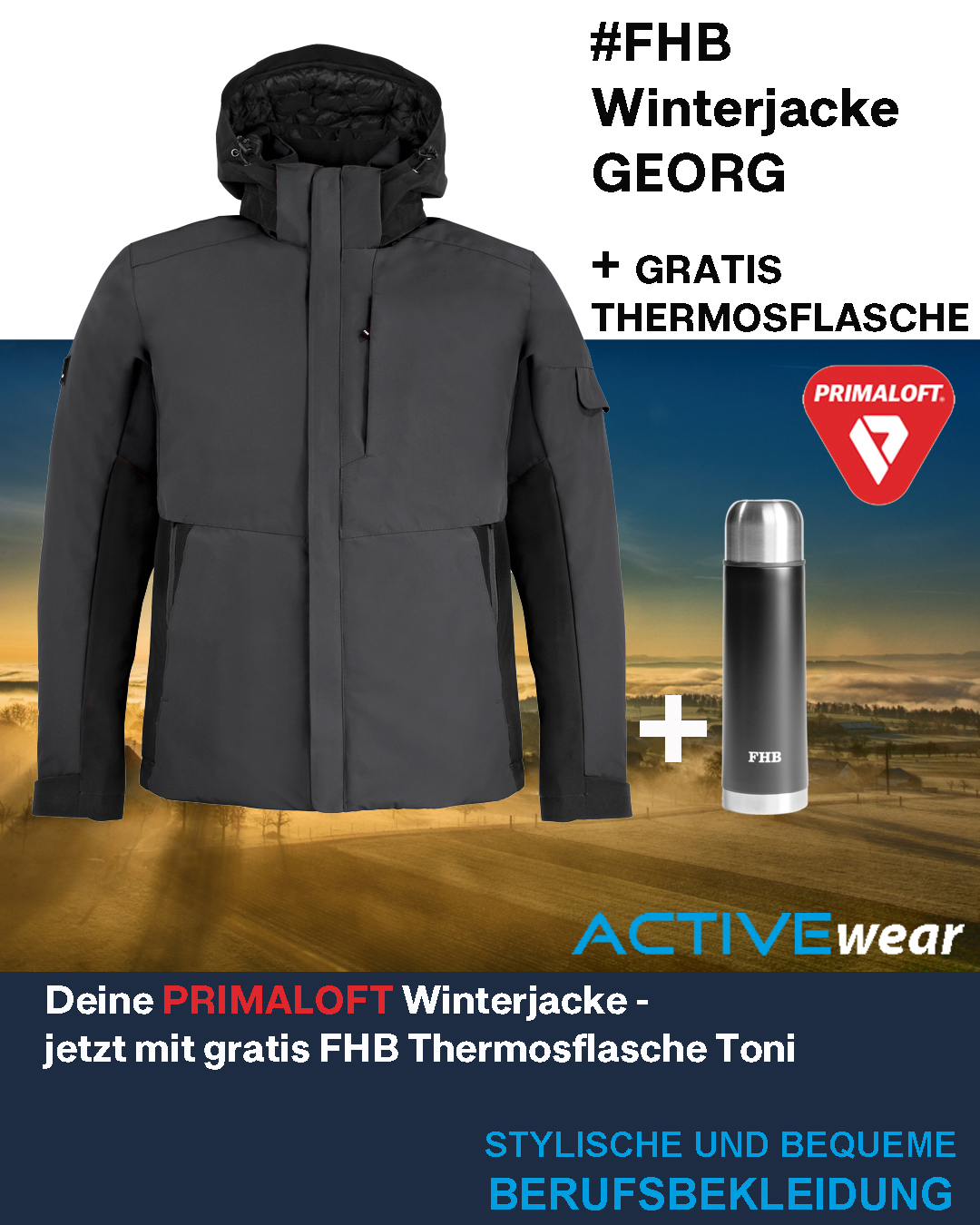 FHB Winterjacke GEORG + Thermosflasche Toni – Bild 21