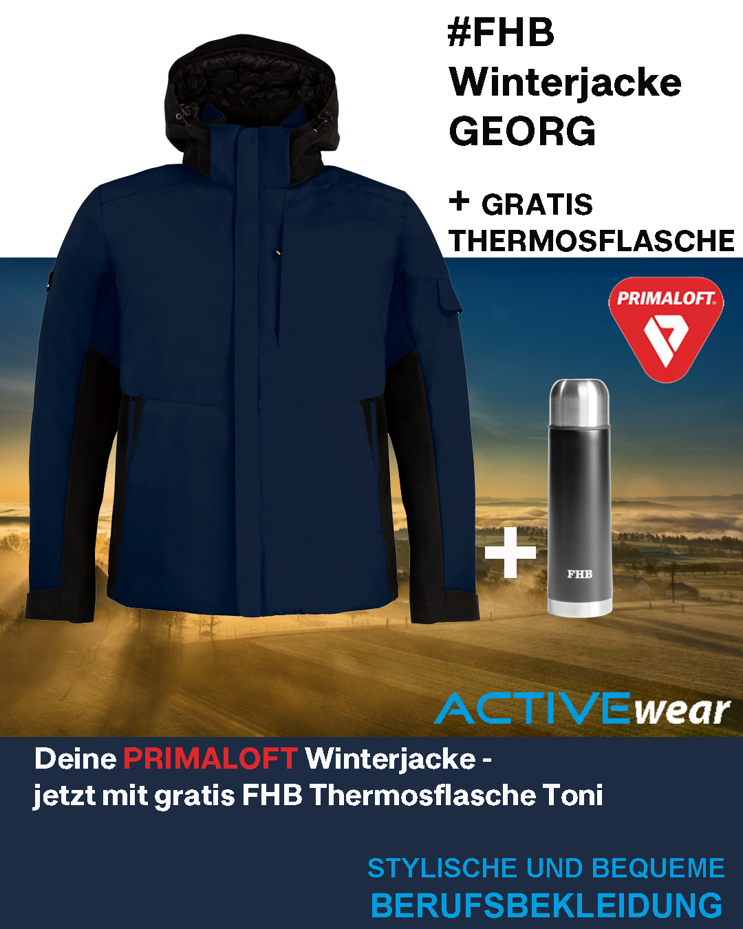 FHB Winterjacke GEORG + Thermosflasche Toni – Bild 13