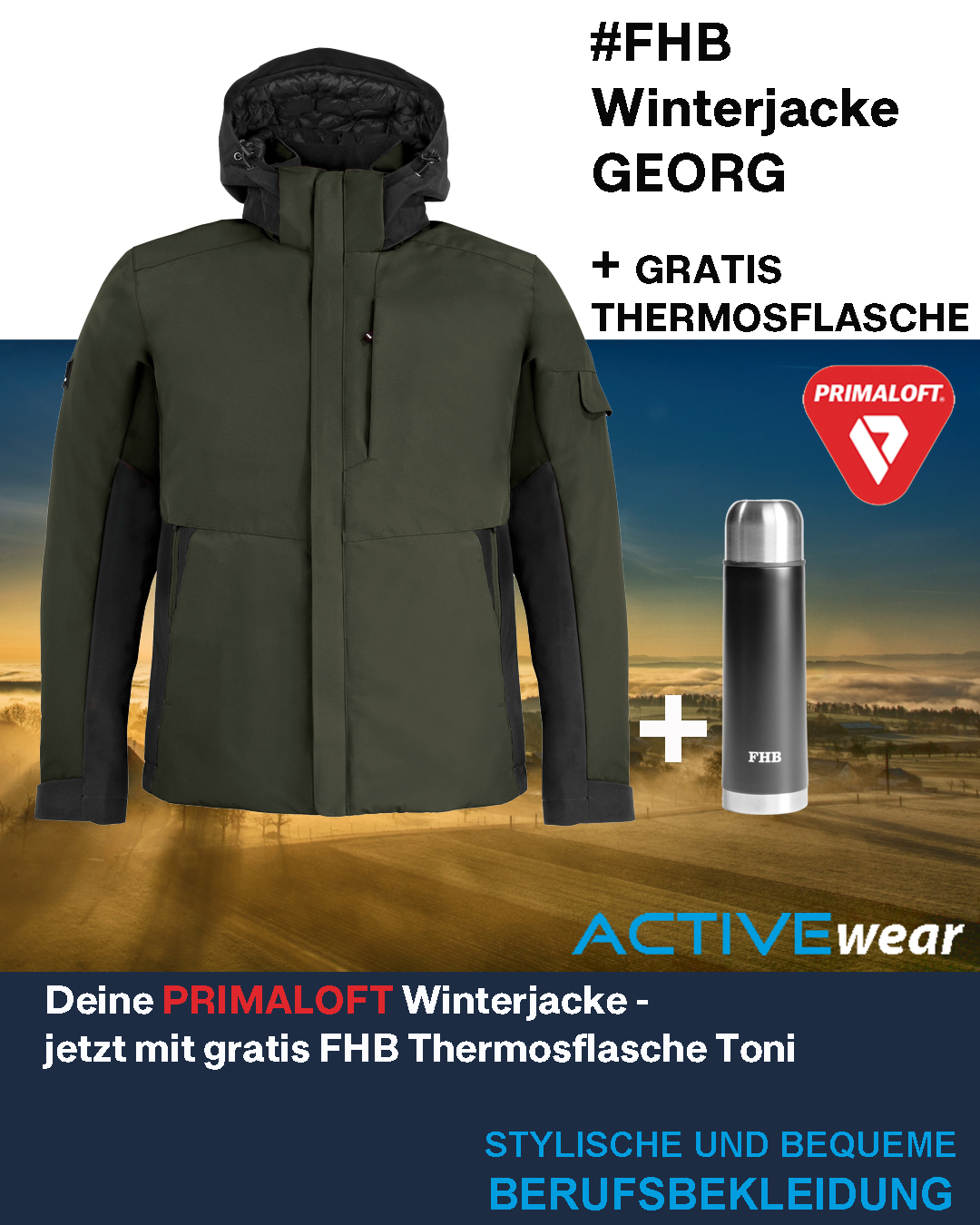 FHB Winterjacke GEORG + Thermosflasche Toni – Bild 19