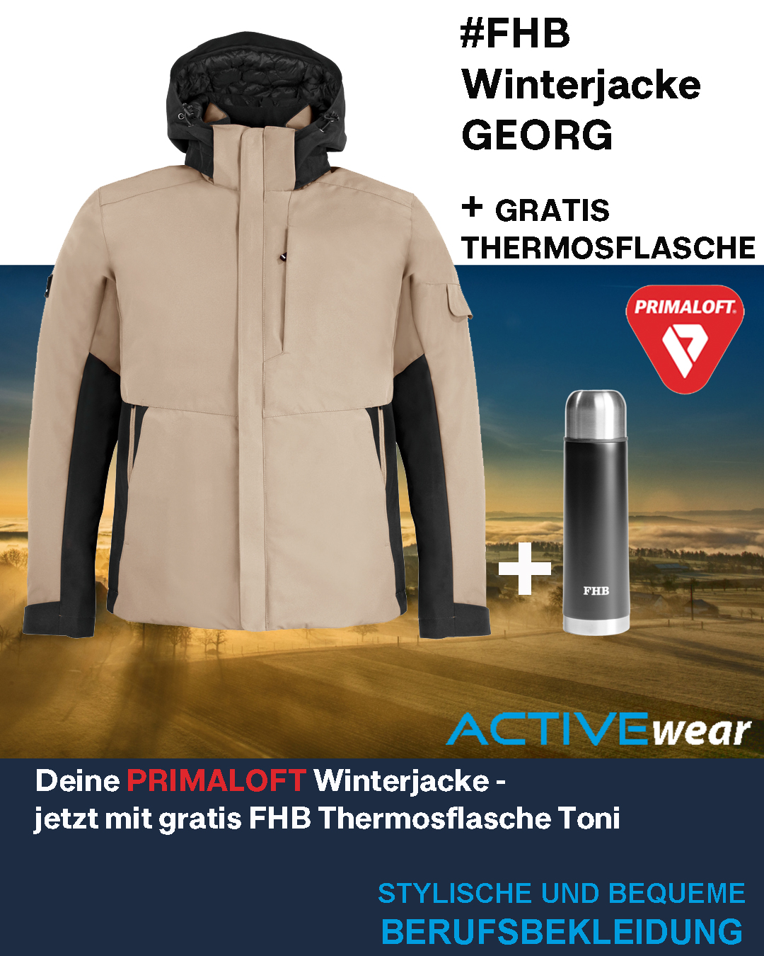 FHB Winterjacke GEORG + Thermosflasche Toni – Bild 20