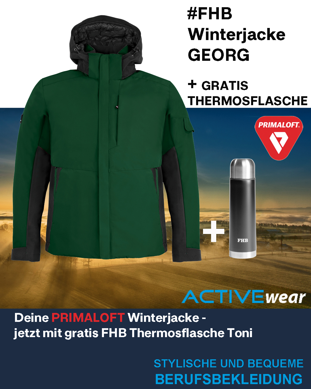 FHB Winterjacke GEORG + Thermosflasche Toni – Bild 14