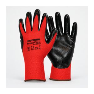 InterFlex RedGrip Arbeitshandschuhe | Nitril Grip & Feinstrick
