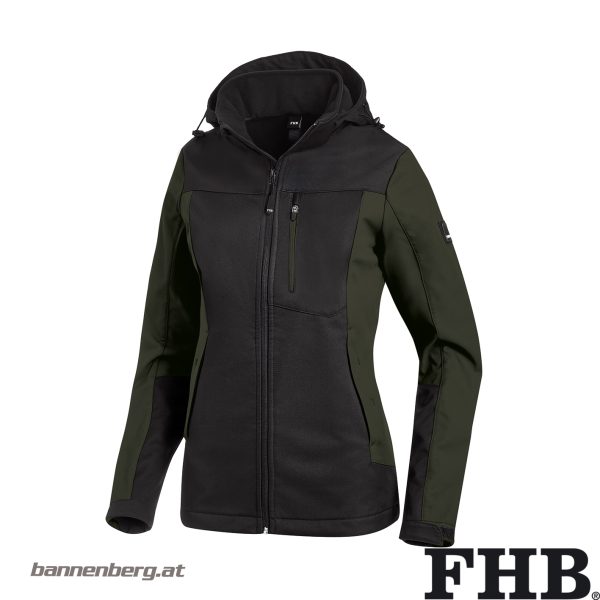 FHB Damen-Softshell-Jacke JULIA