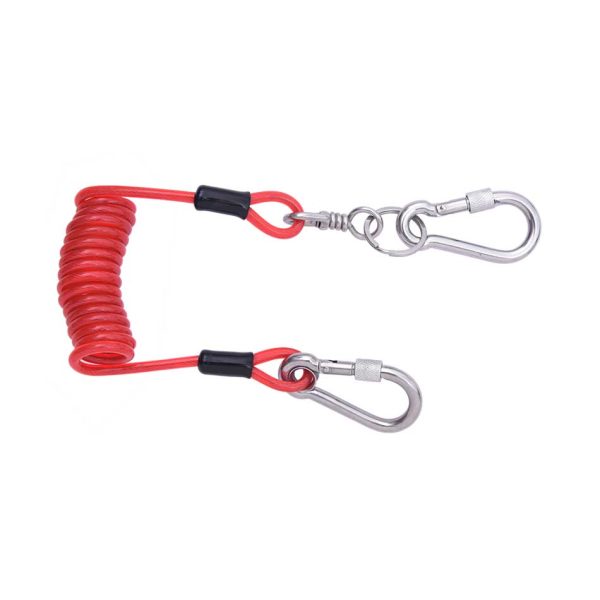 Kratos Coil Tool Lanyard mit 2 Karabinern