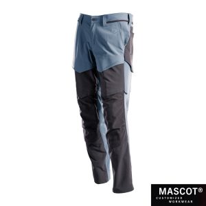 MASCOT® CUSTOMIZED Hose mit Knietaschen steinblau/schwarzblau 22379