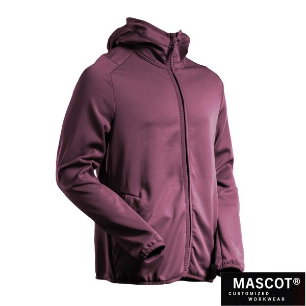 MASCOT® CUSTOMIZED Fleecejacke mit Kapuze bordeaux 22586