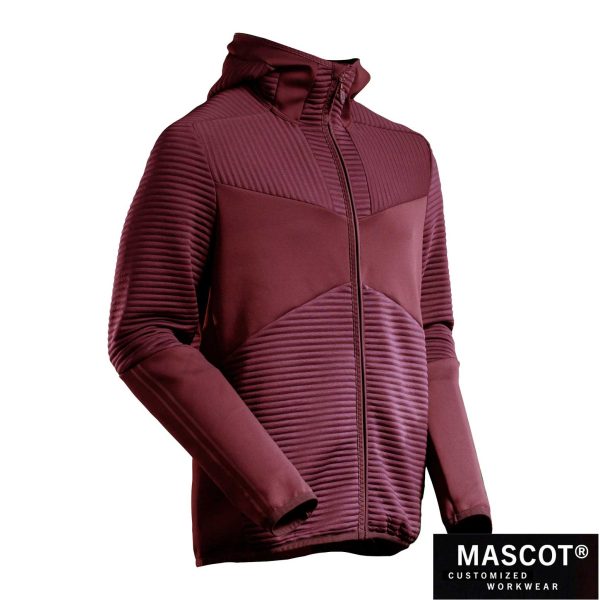 MASCOT® CUSTOMIZED Kapuzen-Fleecejacke bordeaux 22603