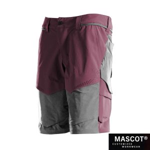MASCOT® CUSTOMIZED Shorts bordeaux/anthrazit 22149