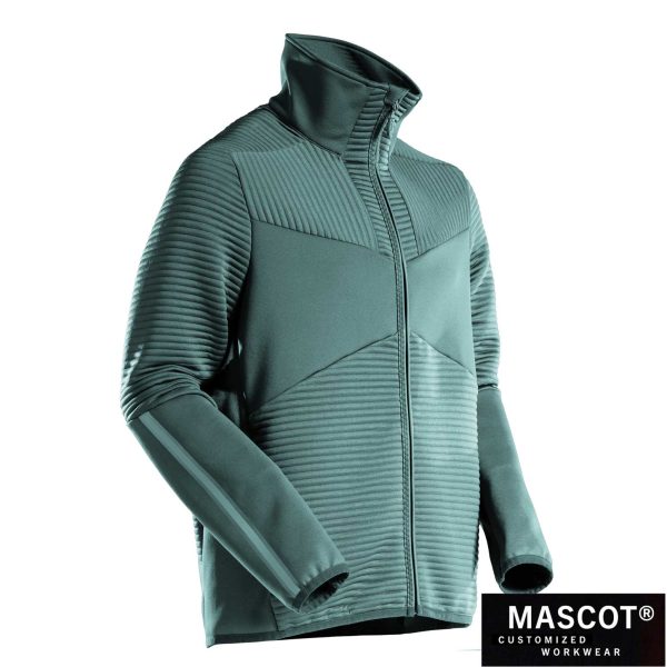MASCOT® CUSTOMIZED Fleecejacke hell waldgrün 22503