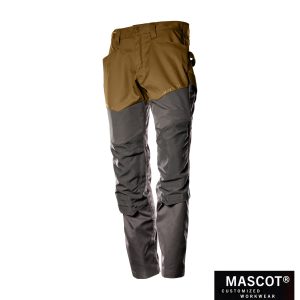 MASCOT® CUSTOMIZED Hose mit Knietaschen nussbraun/schwarz 22479