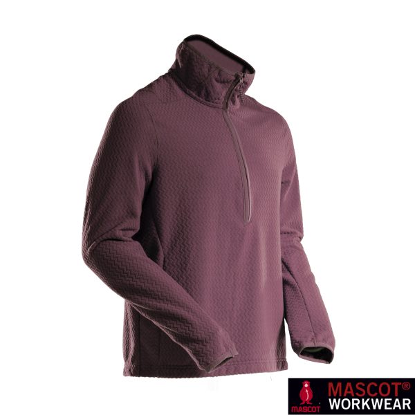 MASCOT® CUSTOMIZED Microfleece Pullover mit kurzem Reißverschluss 22703-639 – Bild 5