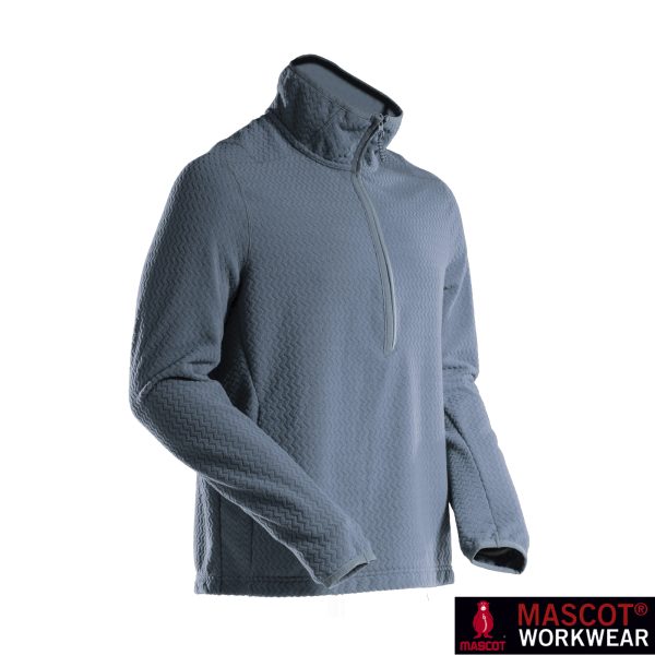 MASCOT® CUSTOMIZED Microfleece Pullover mit kurzem Reißverschluss 22703-639 – Bild 2