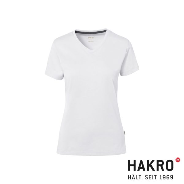 HAKRO COTTON TEC® Damen V-Shirt No. 169 – Bild 2