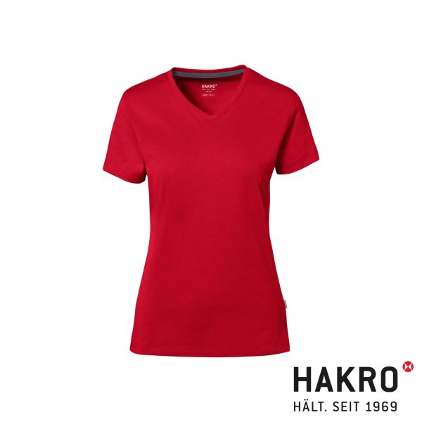 HAKRO COTTON TEC® Damen V-Shirt No. 169 – Bild 3