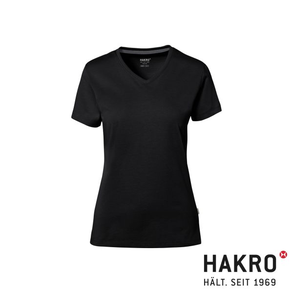 HAKRO COTTON TEC® Damen V-Shirt No. 169 – Bild 4