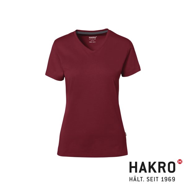 HAKRO COTTON TEC® Damen V-Shirt No. 169 – Bild 7