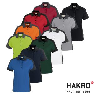 HAKRO Damen Poloshirt Contrast MIKRALINAR® No. 239