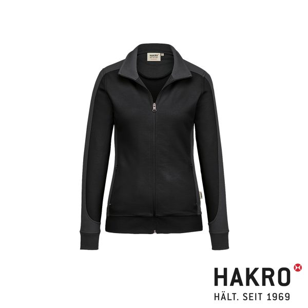 HAKRO Damen Sweatjacke Contrast MIKRALINAR® No. 277 – Bild 4