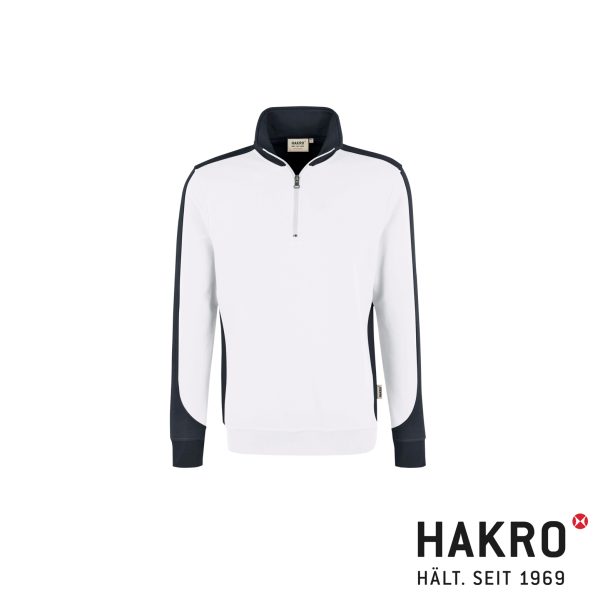HAKRO Zip-Sweatshirt Contrast MIKRALINAR® No. 476 – Bild 2