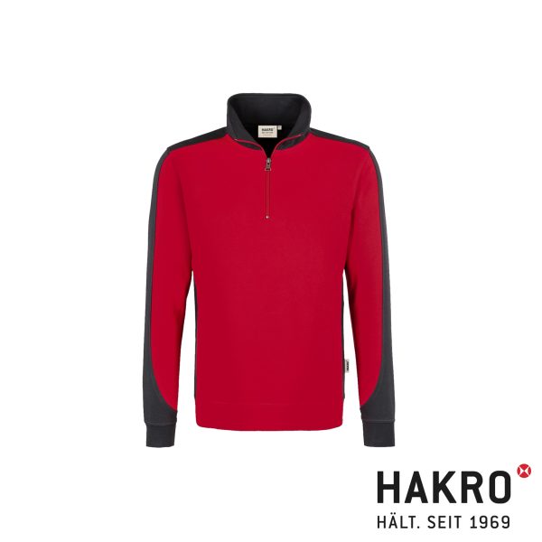 HAKRO Zip-Sweatshirt Contrast MIKRALINAR® No. 476 – Bild 3