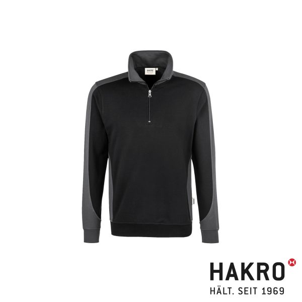 HAKRO Zip-Sweatshirt Contrast MIKRALINAR® No. 476 – Bild 4