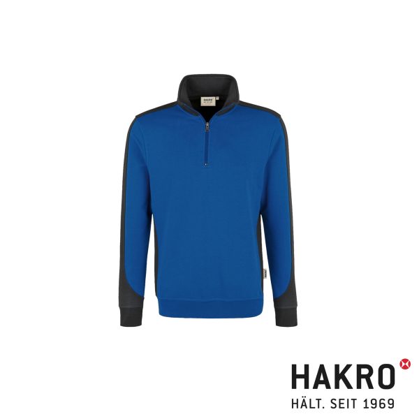 HAKRO Zip-Sweatshirt Contrast MIKRALINAR® No. 476 – Bild 5
