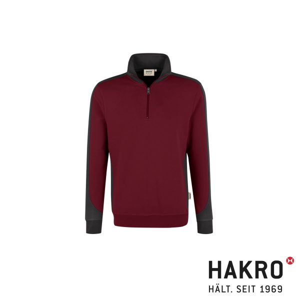 HAKRO Zip-Sweatshirt Contrast MIKRALINAR® No. 476 – Bild 6