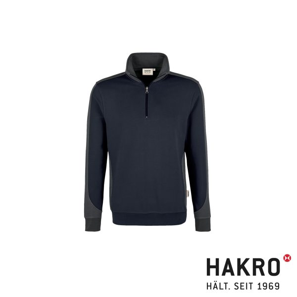 HAKRO Zip-Sweatshirt Contrast MIKRALINAR® No. 476 – Bild 8
