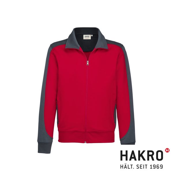 HAKRO Sweatjacke Contrast MIKRALINAR® No. 477 – Bild 3