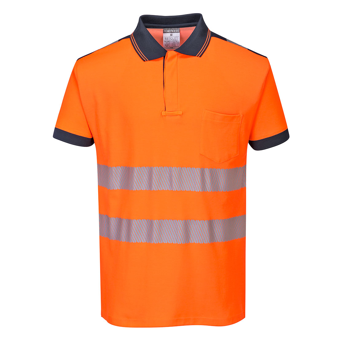 PW3 Warnschutz Polo-Shirt T180 – Bild 6